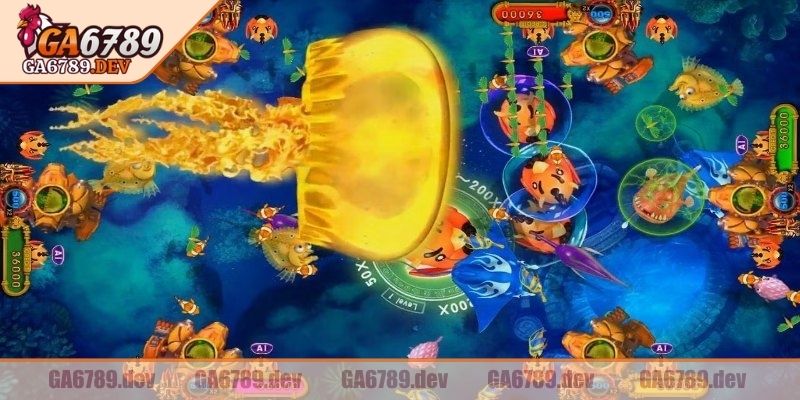 Guồng Quay Budai Ga6789 - Game Bắn Cá Hot Nhất Hiện Nay 2 Chọn súng phù hợp với loại cá bắn