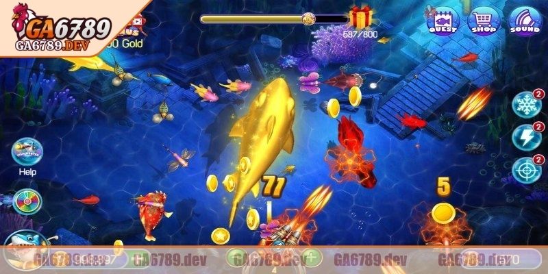 Guồng Quay Budai Ga6789 - Game Bắn Cá Hot Nhất Hiện Nay 3 Tận dụng mọi tính năng khi chơi