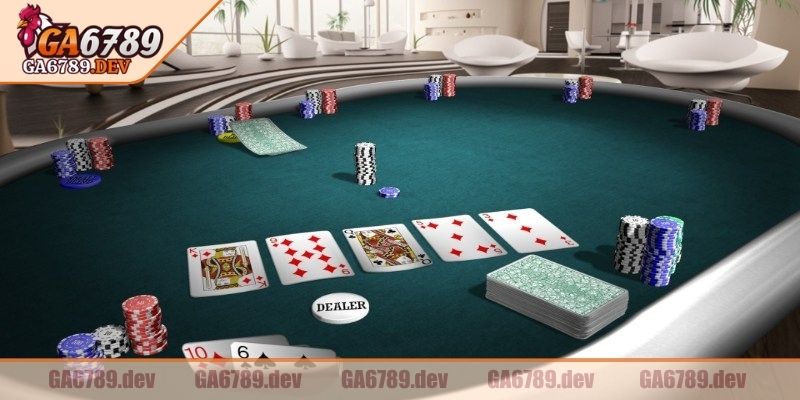 Poker GA6789 - Cuộc Đấu Trí Đỉnh Cao Dành Cho Bet Thủ 2 Các vòng trong một ván Poker