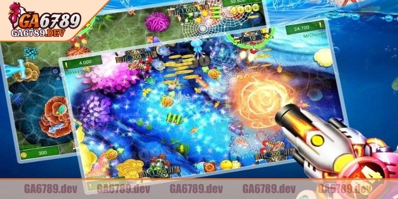 Vòng Át GA6789 Khiến Giới Game Thủ Không Thể Rời Mắt 2 Mỗi chủ đề đại dương là một thế giới riêng